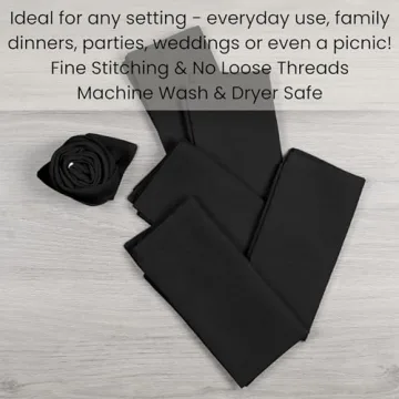 Buy Linen Hub 12 Pack Cotton Dinner Napkins 17x17 for Stylish Dining