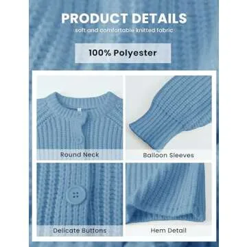 Bianstore Women's Casual Knit Cardigan for All Occasions