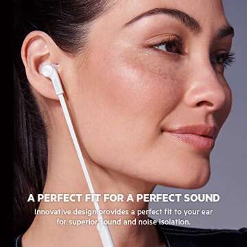 Belkin SoundForm Headphones - Wired Earphones with Microphone