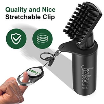 Jiskan Golf Brush Cleaner Squeeze Water Bottle Essential Golf Gift