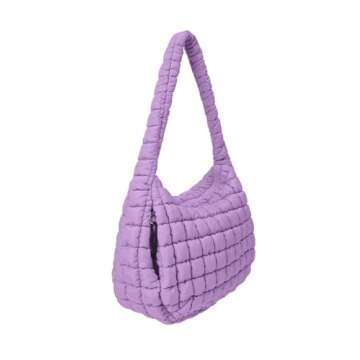 LEXSION Women's Lightweight Quilted Carryall Tote Bag - Stylish & Functional