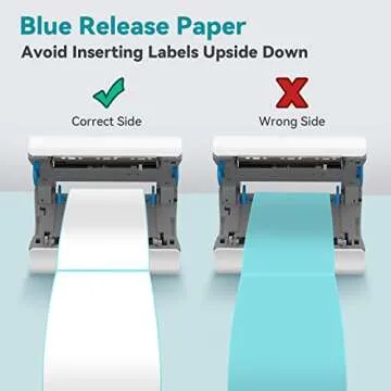 Jiose Direct Thermal Shipping Label Roll - 220 Labels for Efficient Mailing