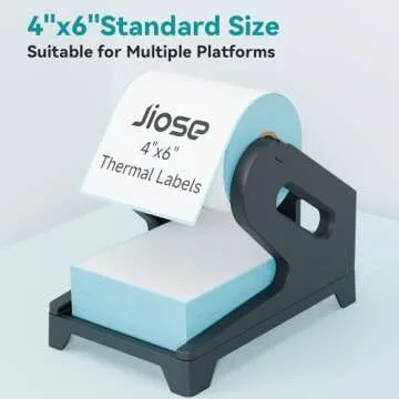 Jiose 4x6 Thermal Shipping Labels for Easy Mailing