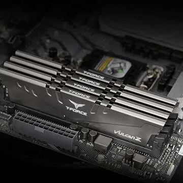 TEAMGROUP T-Force Vulcan Z DDR4 16GB Kit (2x8GB) 3200MHz (PC4-25600) CL16 Desktop Memory Module Ram ...