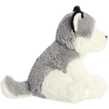 Aurora Cuddly Husky Plush Toy for All Ages - 14 Inches