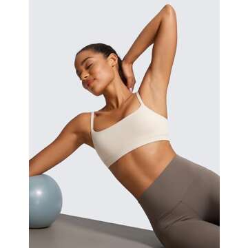 CRZ YOGA Butterluxe Adjustable Bra for Yoga