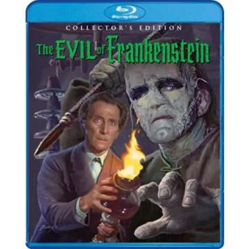The Evil of Frankenstein Blu-ray Collector's Edition with Peter Cushing