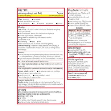 Tylenol Infants Oral Suspension Liquid Medicine for Fever Relief
