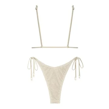 ZAFUL Women Triangle Bikini with Seashell Decor
