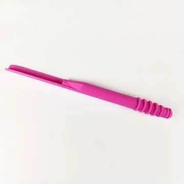 IMPERFECT DIBBY XL Garden Tool - Dibber, Dibbler, Seed Sowing Tool, Transplant Seedlings, Graduated Depth Markings (Patent Pending) Pink