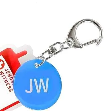 ASVP Shop Jehovah's Witness No Blood Transfusion Key Chain, Ministry Supplies for JW Gifts