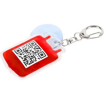 ASVP Shop Jehovah's Witness No Blood Transfusion Key Chain, Ministry Supplies for JW Gifts