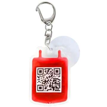 ASVP Shop Jehovah's Witness No Blood Transfusion Key Chain, Ministry Supplies for JW Gifts