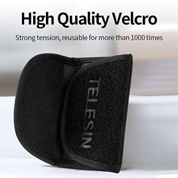 TELESIN Backpack Mount Clip Bag Belt Shoulder Strap Holder for GoPro Max Go Pro Hero 12 11 10 9 8 7 6 5 DJI Action 3 4 Insta360 X3 GO3 Ace Pro Bike