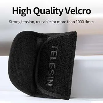 TELESIN Backpack Mount Clip Bag Belt Shoulder Strap Holder for GoPro Max Go Pro Hero 12 11 10 9 8 7 6 5 DJI Action 3 4 Insta360 X3 GO3 Ace Pro Bike