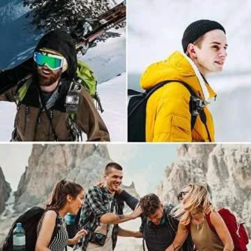 TELESIN Backpack Mount Clip Bag Belt Shoulder Strap Holder for GoPro Max Go Pro Hero 12 11 10 9 8 7 6 5 DJI Action 3 4 Insta360 X3 GO3 Ace Pro Bike