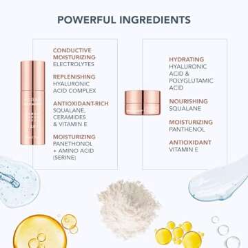 FOREO Total Facelift Bundle - BEAR 2 Advanced Microcurrent Facial Device + SUPERCHARGED SERUM 2.0 1 oz + SUPERCHARGED HA+PGA Triple Action Intense Moisturizer 0.5 oz - Anti Aging - Skin Care Tools