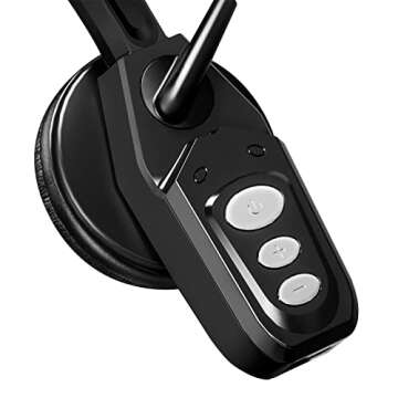 Conambo Bluetooth Headset V5.0 with Noise Cancellation and Comfort