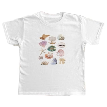 Y2K Graphic Baby Tees for Trendy Women - Vintage Aesthetic Crop Top