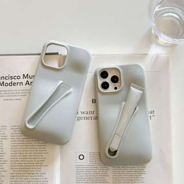 Lip Gloss Phone Case - Rhode Lipgloss Phone Case, Liquid Silicone Camera Protection Lip Balm Phone Case for iPhone 16 15 14 13 Plus Pro Max (Rose Pink,for iPhone 16Pro)