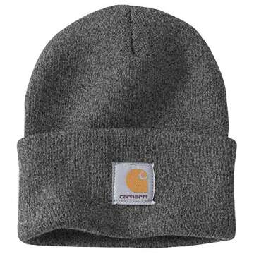 Carhartt Knit Cuffed Beanie in Coal Heather