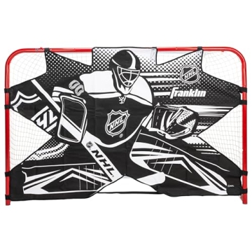 Franklin Sports NHL Hockey Goalie Shooting Target - Versatile 72" x 48" Practice Tool for Hockey Ent...