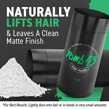 Tomb45 Powder for Texturizing and Volumizing Hair Styling