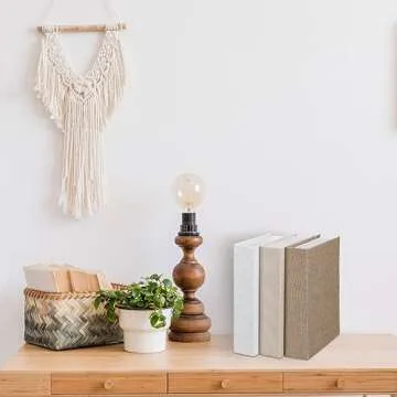 Tioncy 3 Pcs Neutral Decorative Book Box Modern Farmhouse Fake Book Storage Box Linen Faux Books for Bookshelf Coffee Table Decor for DIY Crafts(8.6 x 6.1 x 1.8 Inch,Multicolor)