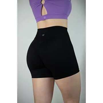 TomTiger Workout Shorts for Women High Waist Gym Shorts Bike Running Active Exercise Yoga Shorts Tummy Control