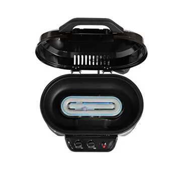 Coleman RoadTrip 225 Portable Tabletop Propane Grill, Gas Grill with 2 Adjustable Burners, Instastart Ignition, & 11,000 BTUs of Power for Camping, Tailgating, Grilling & More