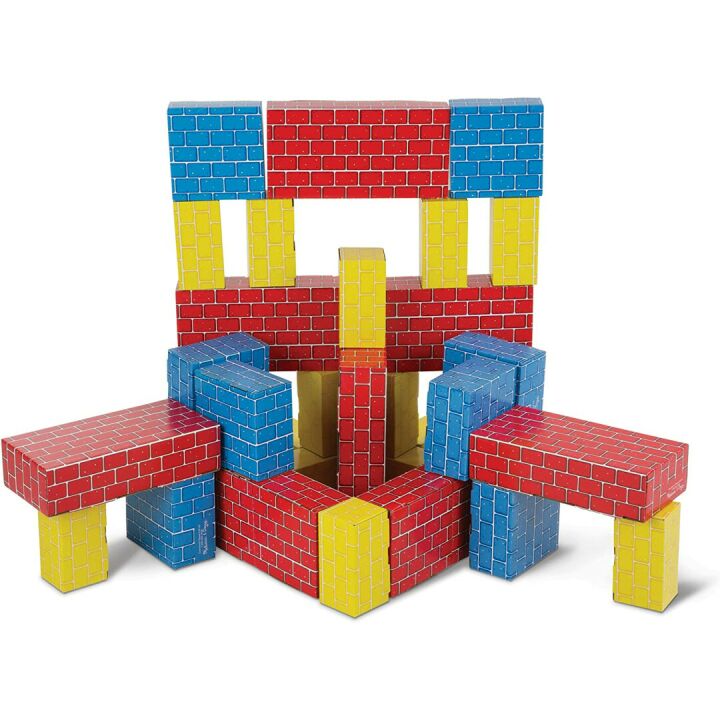 Melissa & Doug Jumbo Building Blocks – 40 Pieces
