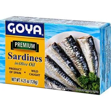 Goya Sardines in Olive Oil - 25 Can Pack Convenience
