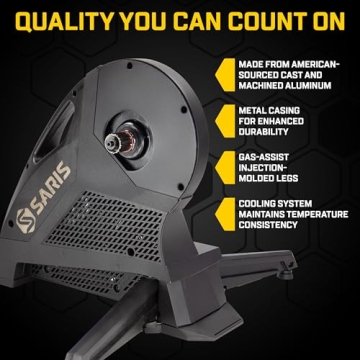 Saris H3 Smart Trainer - Ultra Quiet, Precise Power Feedback