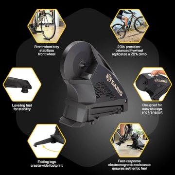 Saris H3 Smart Trainer - Ultra Quiet, Precise Power Feedback