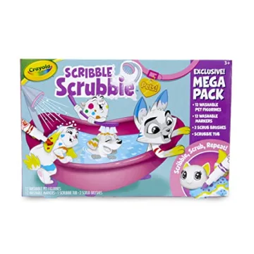 Crayola Scribble Scrubbie Pets Mega Pack Washable Toy Set