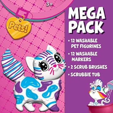 Crayola Scribble Scrubbie Pets Mega Pack Washable Toy Set