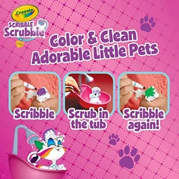 Crayola Scribble Scrubbie Pets Mega Pack Washable Toy Set