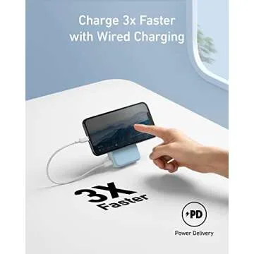 Anker 633 Magnetic Battery, 10,000mAh Wireless Portable Charger, 20W USB-C Power Bank with Stand, Magsafe-Compatible for iPhone 16/iPhone Series