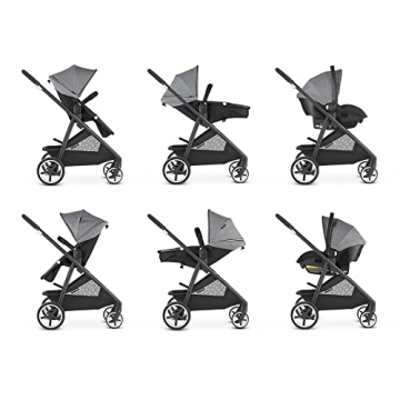 Premium Evenflo Gold Shyft Infant System Stroller with Car Seat