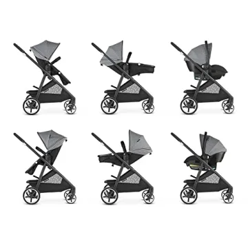 Premium Evenflo Gold Shyft Infant System Stroller with Car Seat