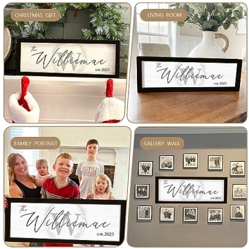 Personalized Last Name Signs for Home Decor