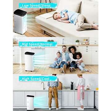 Portable 3-IN-1 Air Cooler with Remote & Timer