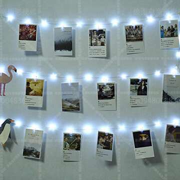 50 LEDs Photo Clips String Light for Any Occasion