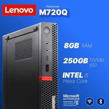 Lenovo M720Q Mini PC – Compact Intel Power for Home/Office