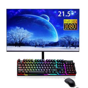 Dell Optiplex 3050 SFF Business Desktop PC, 21.5" FHD(1920x1080) Monitor, Core i5-7500, 16GB DDR4, 1...