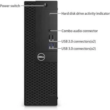 Dell Optiplex 3050 SFF Business Desktop PC, 21.5" FHD(1920x1080) Monitor, Core i5-7500, 16GB DDR4, 1TB SSD, Keyboard, Mouse, Windows 10 Pro (Renewed)