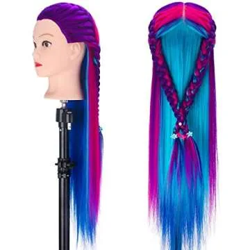 MYSWEETY 28" Mannequin Head for Kids' Hairstyling Fun