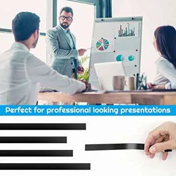 Audab 6 Rolls Pinstripe Tape for Whiteboard Marking