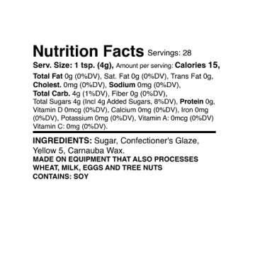 Citrine Sanding Sugar for Stunning Dessert Decoration