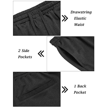 COOFANDY Men's Tracksuit Short Sleeve Sports Hoodie Set